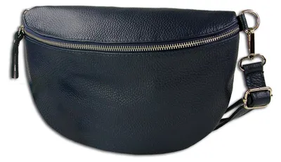 Produktbild von Toscanto Leder Tasche Gürteltasche blau dunkelblau OTT825BB