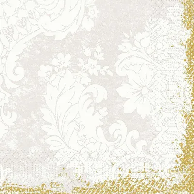 Produktbild von 10x Zelltuchservietten 33 x 33 cm 3-lagig 1/4 Falz Royal white | Packung (50 Stück)