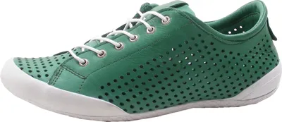 Produktbild von Andrea Conti Damen Schnürschuh Leder Halbschuh Sommerfarbe weich leicht 0345767, Größe:37 EU, Farbe:Grün