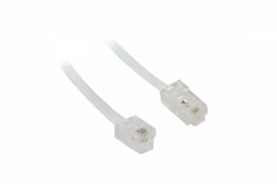 Produktbild von GOOBAY Telefon-Anschlusskabel, RJ11-RJ45, weiß, 3 m