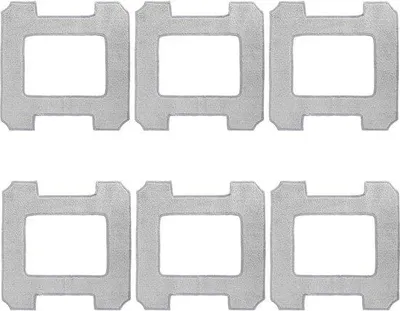 Image de Pièces de rechange pour robot lave-vitres, lavables, lot de 6, microfibre