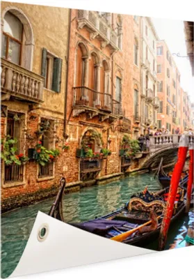 Produktbild von Gartenposter - 80x120 cm - Venedigkanal  - Modernes Wandbilder - Europäische Städte