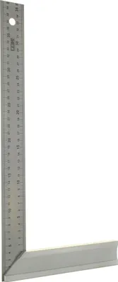 Image de Equerre en aluminium 400mm B040 avec onglet HEDUE