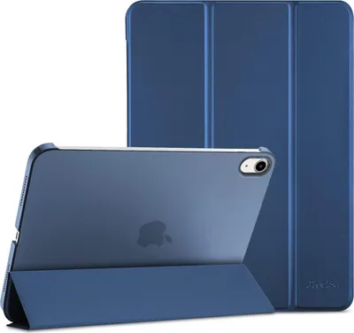 Produktbild von Hülle für iPad 10.Genaration 10.9 Zoll 2022 Modell A2696 A2757, Leicht Dünn Hart Schutzhülle Smart Case Cover Kompatibel mit iPad 10 Gen 2022 -Navy