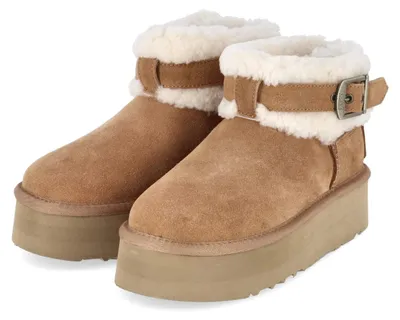 Imagen del producto de Australia Luxe Collective, botas de invierno para mujer, modelo EDEN, color marrón, cuero, talla 40