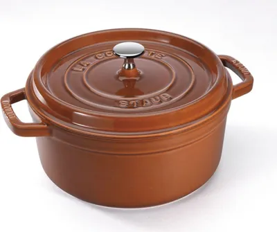 Produktbild von Staub Guss Cocotte, rund Zimt 28 cm