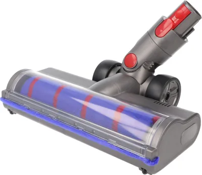 Produktbild von Hartbodendüse, Softroller passend für Dyson V7, V8, V10, V11, V15, motorisiert, mit 4 LED-Frontlichter, 180° flexibel drehbar
