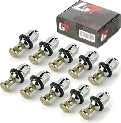 Produktbild von 10x RÄNDELBOLZEN MIT RADMUTTER - M12x1,5 x 45mm FÜR HONDA ISUZU MODELLE