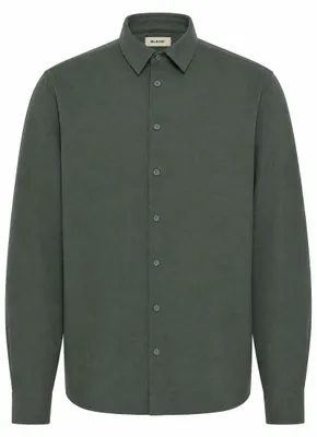 Produktbild von BLEND Unifarbenes Langarmhemd Knopfverschluss Regular Fit Größe: XL (43/44)