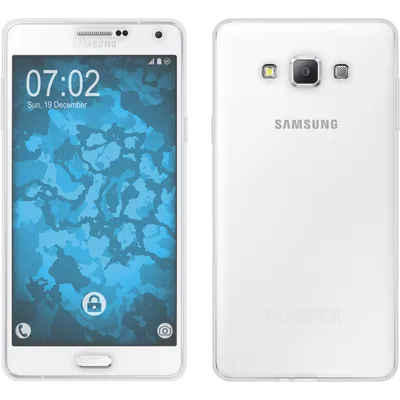 Produktbild von PhoneNatic Case kompatibel mit Samsung Galaxy A7 (A700) - clear Silikon Hülle 360° Fullbody Cover