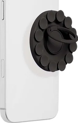 Zdjęcie produktu dla BigBen Connected, uchwyt na pierścień MagSafe z przyssawką i funkcją podstawki, czarny