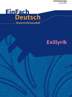 Produktbild von Exillyrik. EinFach Deutsch Unterrichtsmodelle