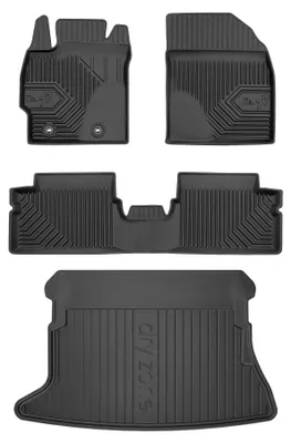 Obrázek produktu pro Autokoberce 3D TPE + vana kufru DryZone pro: Toyota Auris I 2006-2012 hatchback 4 ks
