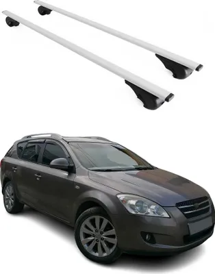 Produktbild von Dachträger Grundtäger für Kia Ceed 2007-2012 75kg Metall Silber 2 tlg