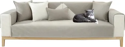 Produktbild von （90*180cm，Grau）Chenille Sofakissenbezug Rutschfester Sofabezug Fischgrätmuster SofaSchutzhülle Gesteppte Möbelbezüge für Ecksofa Schlafzimmerteppich Bodenpolster Fensterbankmatte