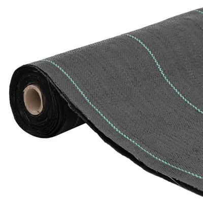 Obrázok produktu pre Ochranná textília proti burine, vyrobená z polypropylénu, šírka 0,5 metra, dĺžka 25 metrov, gramáž 100 g/m², UV stabilizovaná