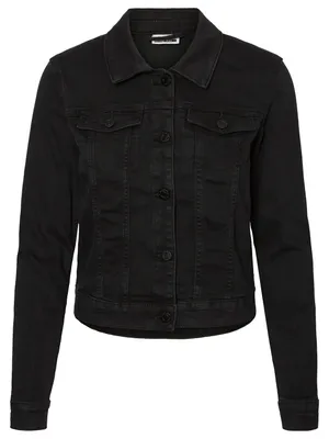 Produktbild von Noisy May Jeansjacke Damen NMDebra Black Wash Denim Jacket schwarz XS