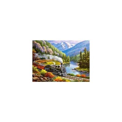 Produktbild von CASTORLAND Puzzle Zug Eagle River 300 Teile
