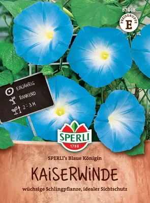 Produktbild von SPERLI Kaiserwindensamen Blaue Königin Ipomoea tricolor 12 Pflanzen