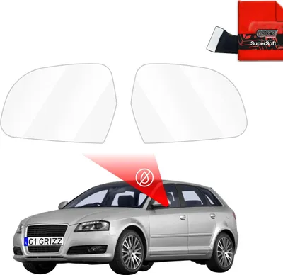 Produktbild von Regenschutzfolie Grizz Protector für Außenspiegel - Audi A3 8P (2008-2013)
