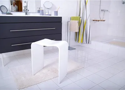 Immagine prodotto di Sgabello da bagno RIDDER Bianco di tendenza