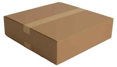 Produktbild von 500 Stück Faltkartons einwellig - 400 x 400 x 100 mm | Hansepack24