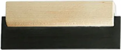 Produktbild von Fugengummi 180mm Fugenabzieher mit Holzgriff Glätter Fliesenspachtel Gummilippe