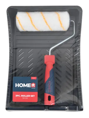 Immagine prodotto di Set di rulli per pittura HOME It® da 10 cm con vassoio per la vernice