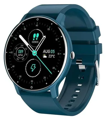 Produktbild von Ultradünne Smartwatch mit 1,28 Zoll Touchscreen, Fitness-Tracking, Herzfrequenz, Schlafüberwachung, Wetteranzeige, Benachrichtigungen & mehr.