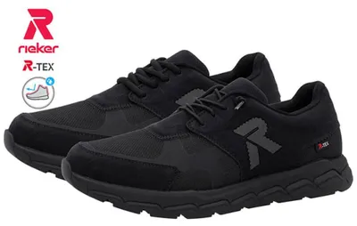 Produktbild von Rieker Herrenschnürer schwarz/nero/schwarz 0910400 (47/schwarz/nero/schwarz)