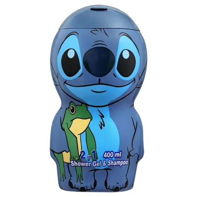 Immagine prodotto di Stitch in 3D 2in1 Gel doccia e shampoo al profumo di caramello e gelsomino Divertimento da bagno per bambini