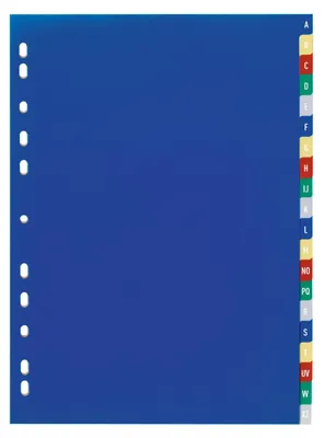 Produktbild von DURABLE Register A4 20-tlg. A-Z , 675527 mehrfarbig
