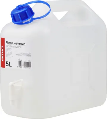 Obrázek produktu pro Plastový kanystr na vodu s kohoutkem 5L KVALITA