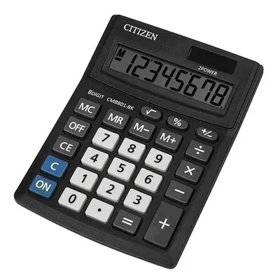 Produktbild von ELEVEN Taschenrechner Büro CMB801-BK schwarz