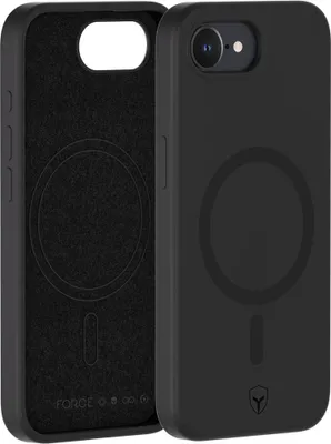 Image de Coque Silicone Renforcée MagSafe iPhone 16e Noire