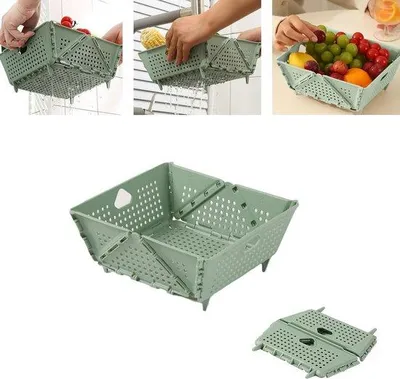 Produktbild von Klapbare Obst- und Gemüsehalter für den Küchenzweck, Größe: Groß
