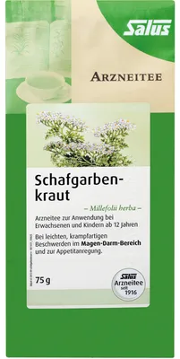Immagine prodotto di Salus Tisana all'achillea per disturbi lievi e crampiformi nell'area gastrointestinale e per stimolare l'appetito, 75 g di tè