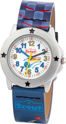 Produktbild von Scout Kinderuhr blau Weltall 280393041