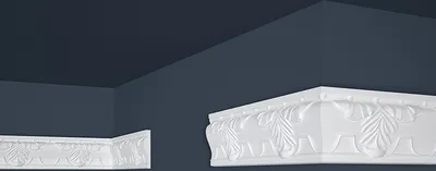 Produktbild von PROVISTON | Zierleiste Polystyrol | 17 x 75 x 2000 mm | Weiß | Wandleiste