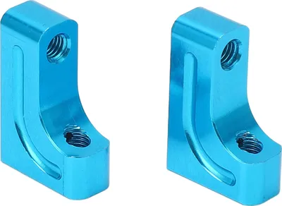 Immagine prodotto di 2 supporti per servocomandi RC in lega di alluminio ad alta resistenza, universali per TAMIYA TB03, TT02 e XV01