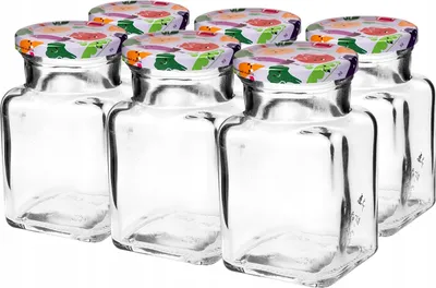 Produktbild von Glasgefäß mit Schraubverschluss TO fi53 150ml - 6 Stück