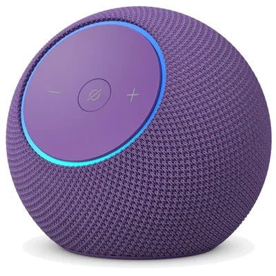 Produktbild von Amazon Echo Dot Max, Amazon Alexa, Sphärisch, Violett, Kabellos, 802.11a, 802.11b, 802.11g, Wi-Fi 4 (802.11n), Wi-Fi 5 (802.11ac), Wi-Fi 6 (802.11ax), Wi-Fi 6E..., Akku