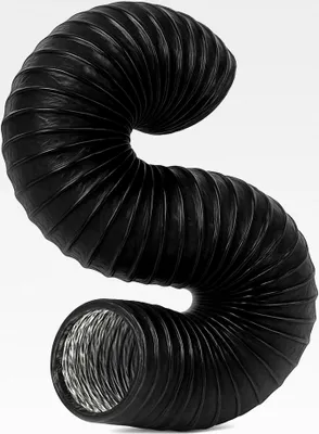 Produktbild von Abluftschlauch Combiflex Schwarz Ø 200 mm 1 Meter für Klimageräte, Trockner, Dunstabzugshaube, Flexrohr, Lüftungsrohr, Lüftungsschlauch