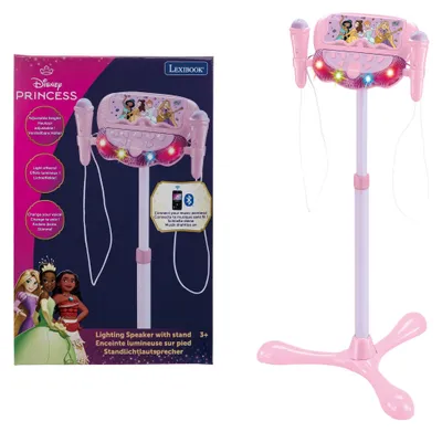 Immagine prodotto di Altoparlante luminoso Disney principessa con 2 microfoni ed effetti vocali