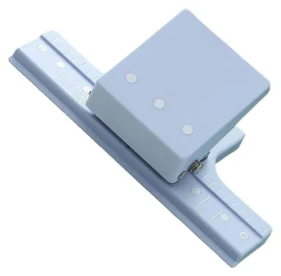 Productafbeelding van Ringband pons - Papier perforator - Documenten organiseren - Verstelbare gaten - 3 gaten - Zwart