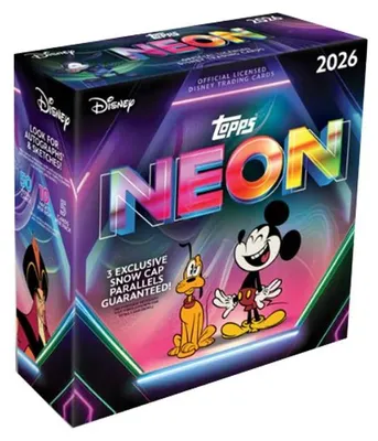 Produktbild von 2026 Topps Disney Neon Mega Box Englisch