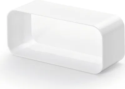 Produktbild von NABER F-VBS 150 Rohrbogenverbinder / Weiß / 150er Flachkanal  (4040021)