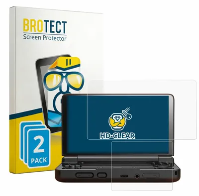 Produktbild von 2x Für AYN Thor Schutzfolie BROTECT Displayschutz Display Schutz Folie Klar Transparent