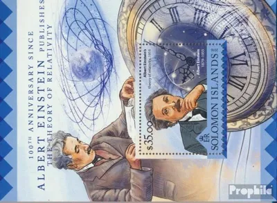 Produktbild von Briefmarken Salomoninseln 2016 Mi Block 511 (kompl. Ausg.) postfrisch Albert Einstein