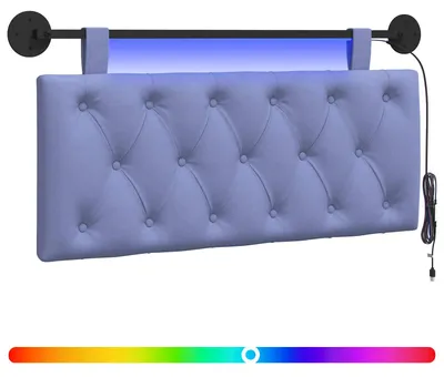 Produktbild von Hängendes Kopfteil Mit LED Licht Jeans blau Stoff